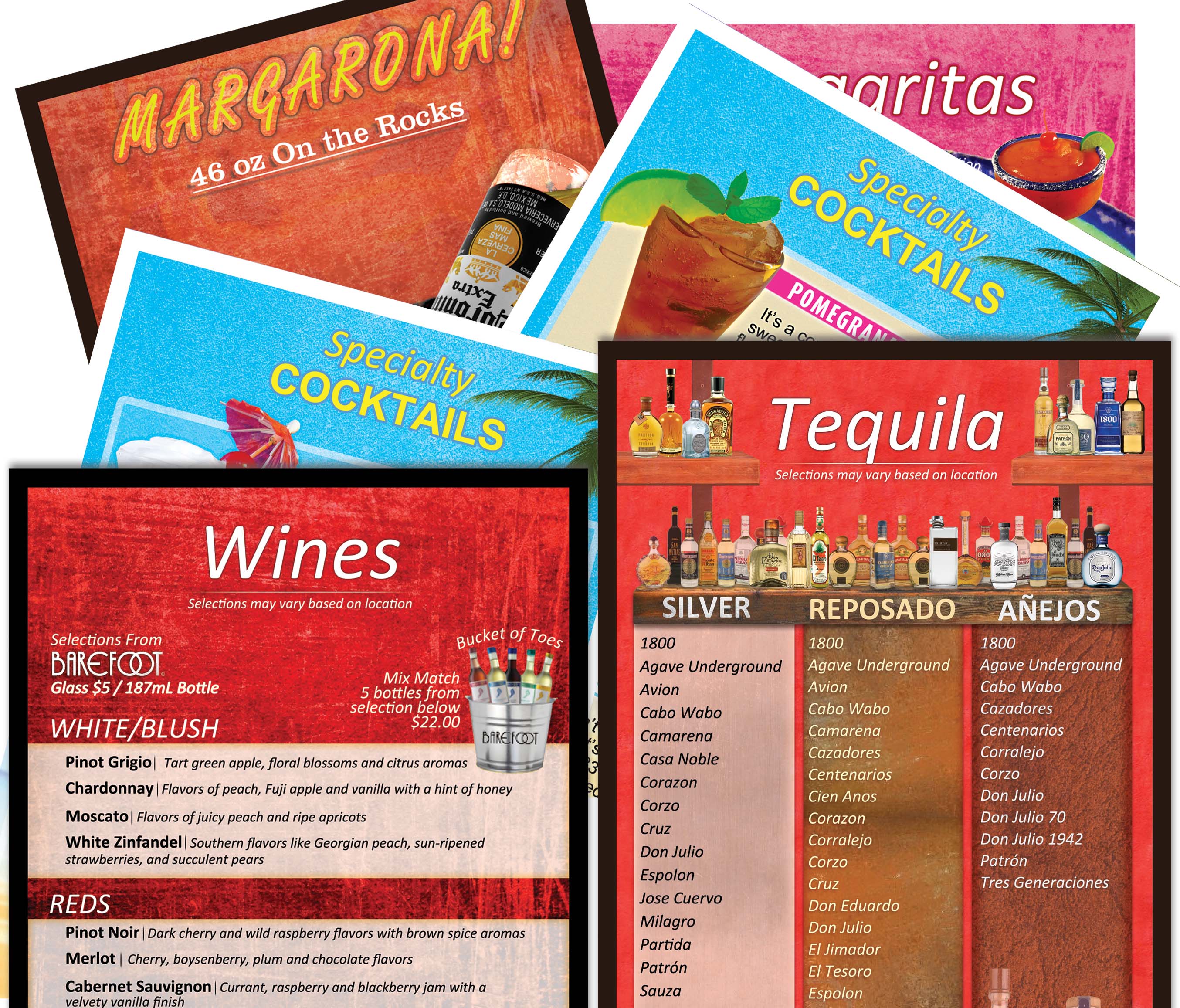 El Salto Drink Menu